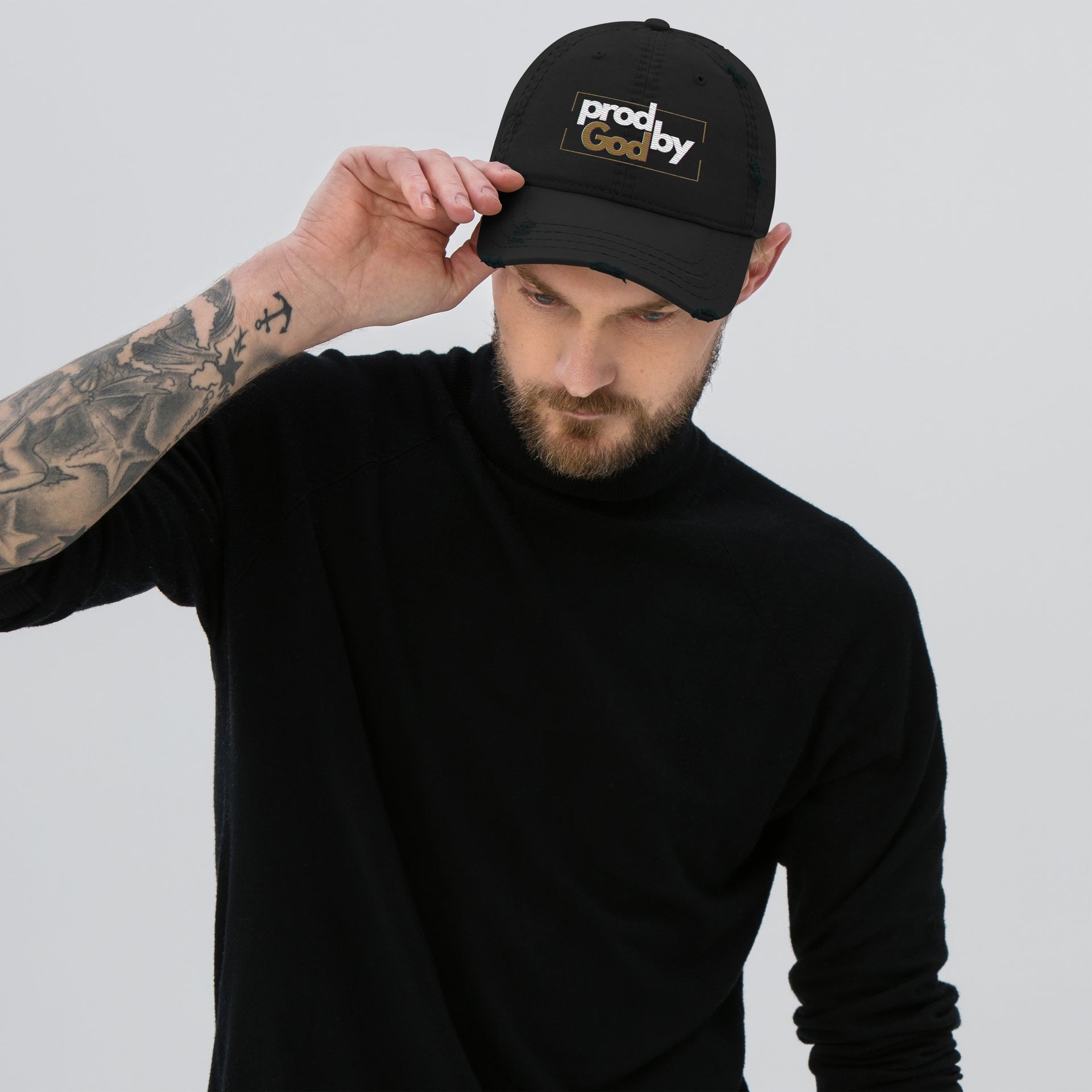 Prod By | “God” Distressed Dad Hat