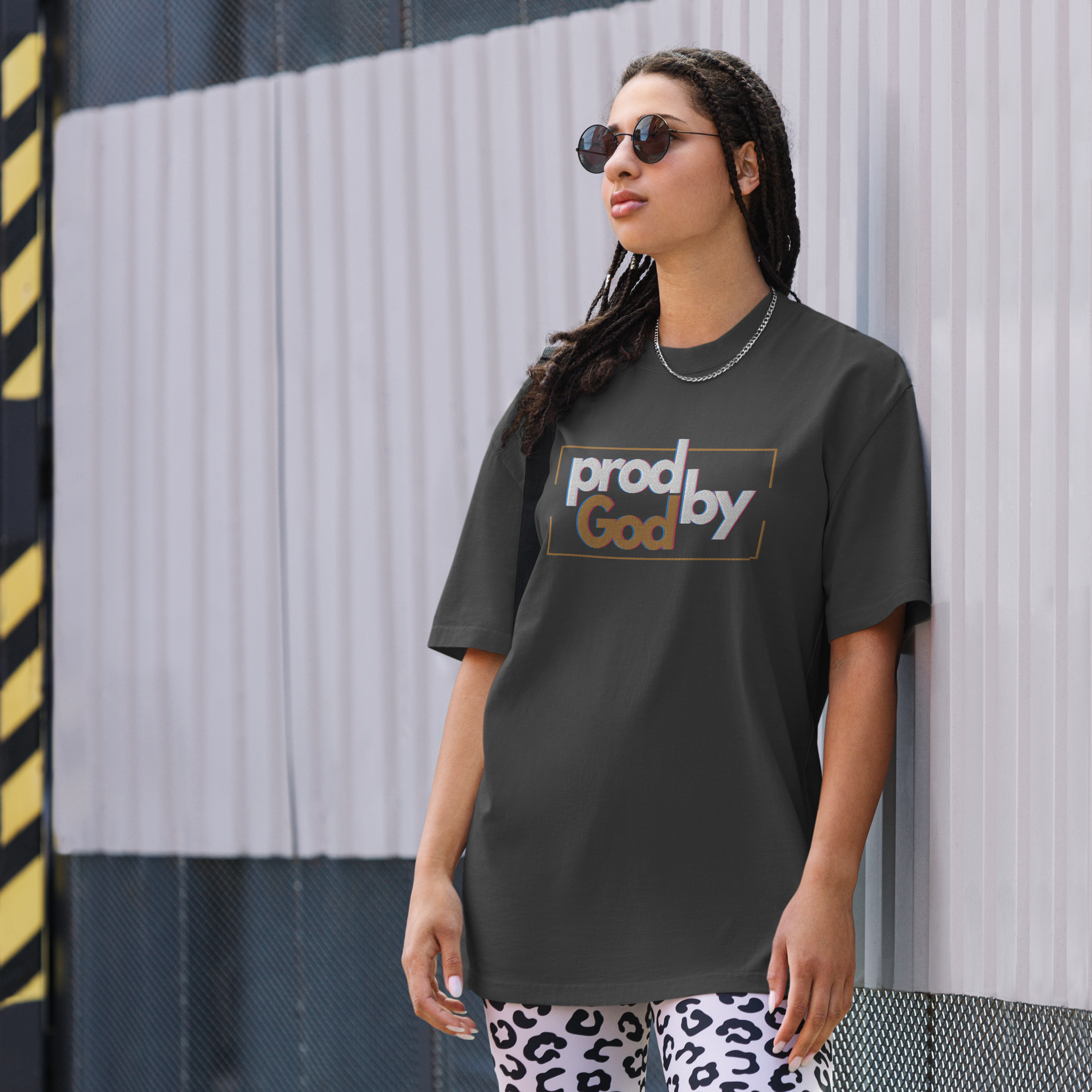 Prod By | “God” Oversized Faded T-shirt
