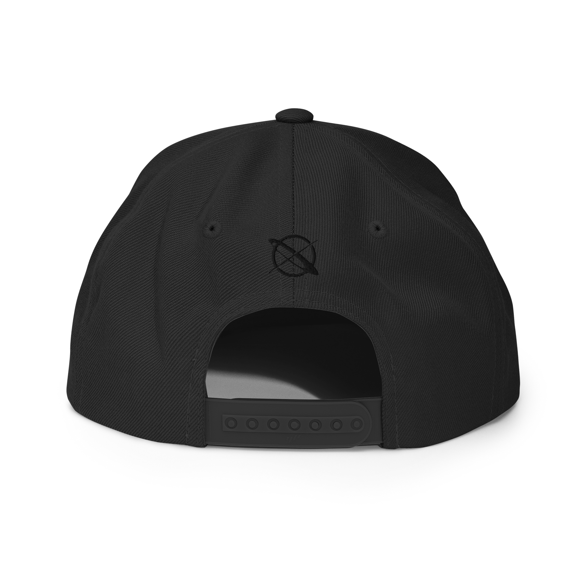 DripShip | Black on Black Snapback Hat
