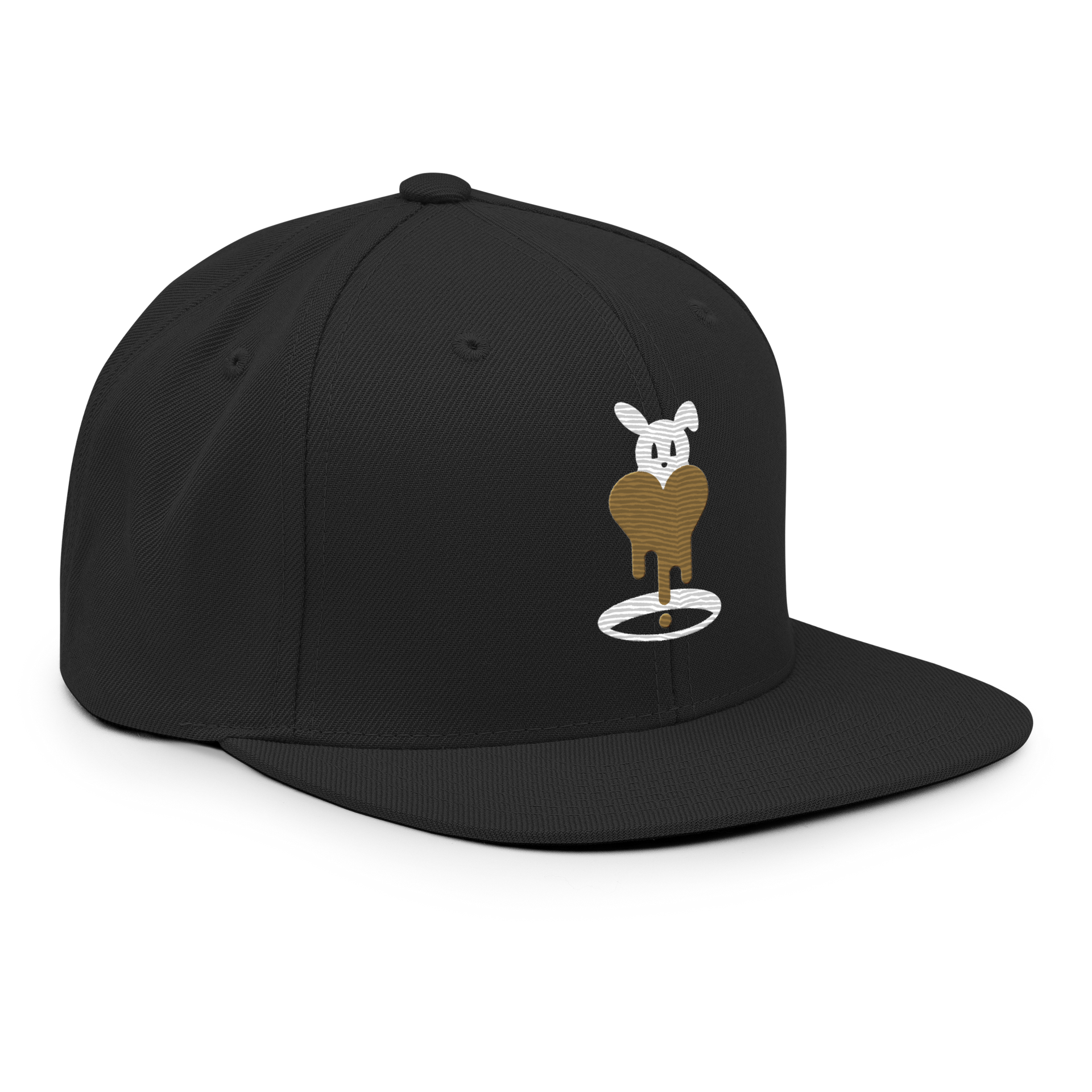 Rabbit Hole | HeartDrip Gold Snapback Hat