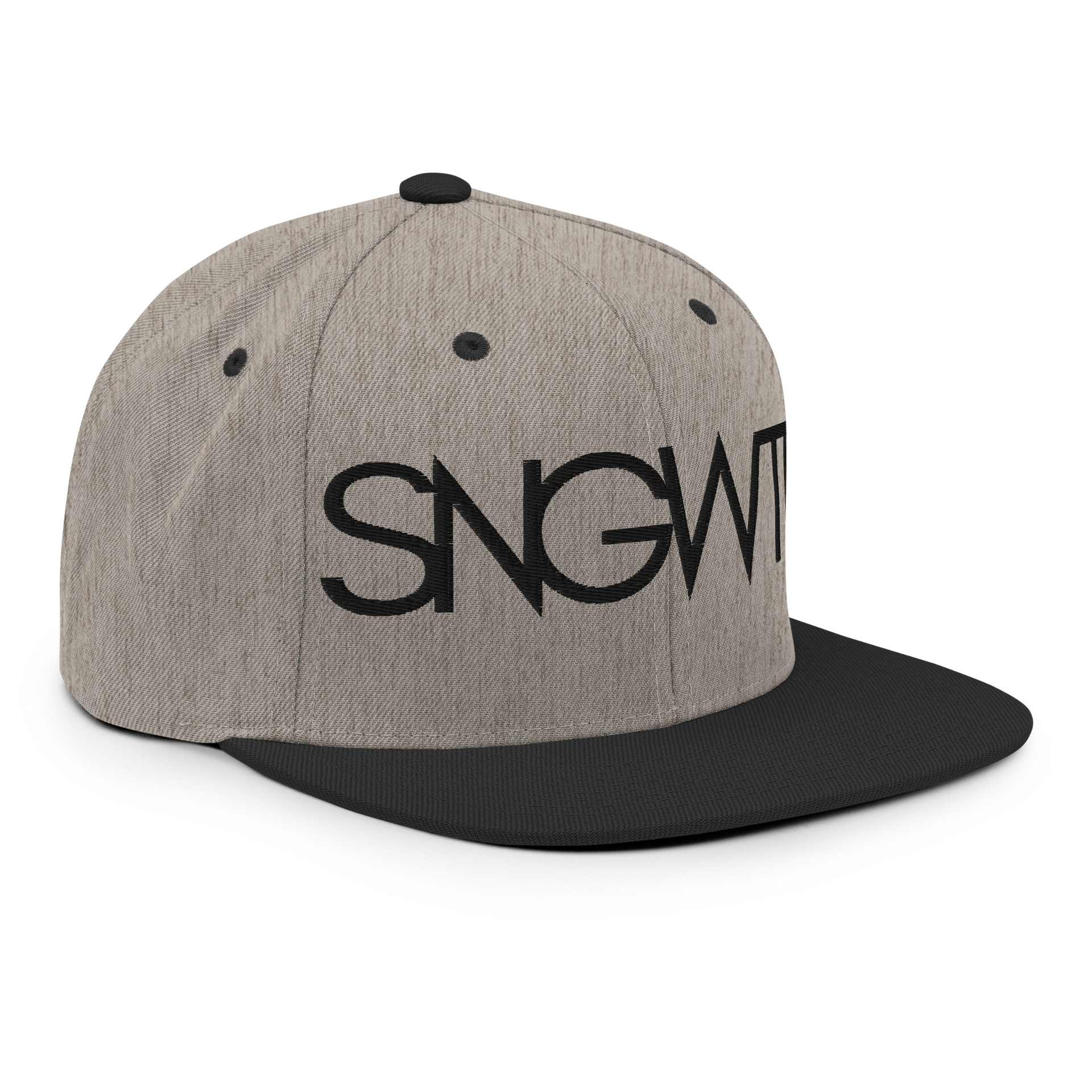 Blackstock | SNGWTR Black Color  Snapback Hat