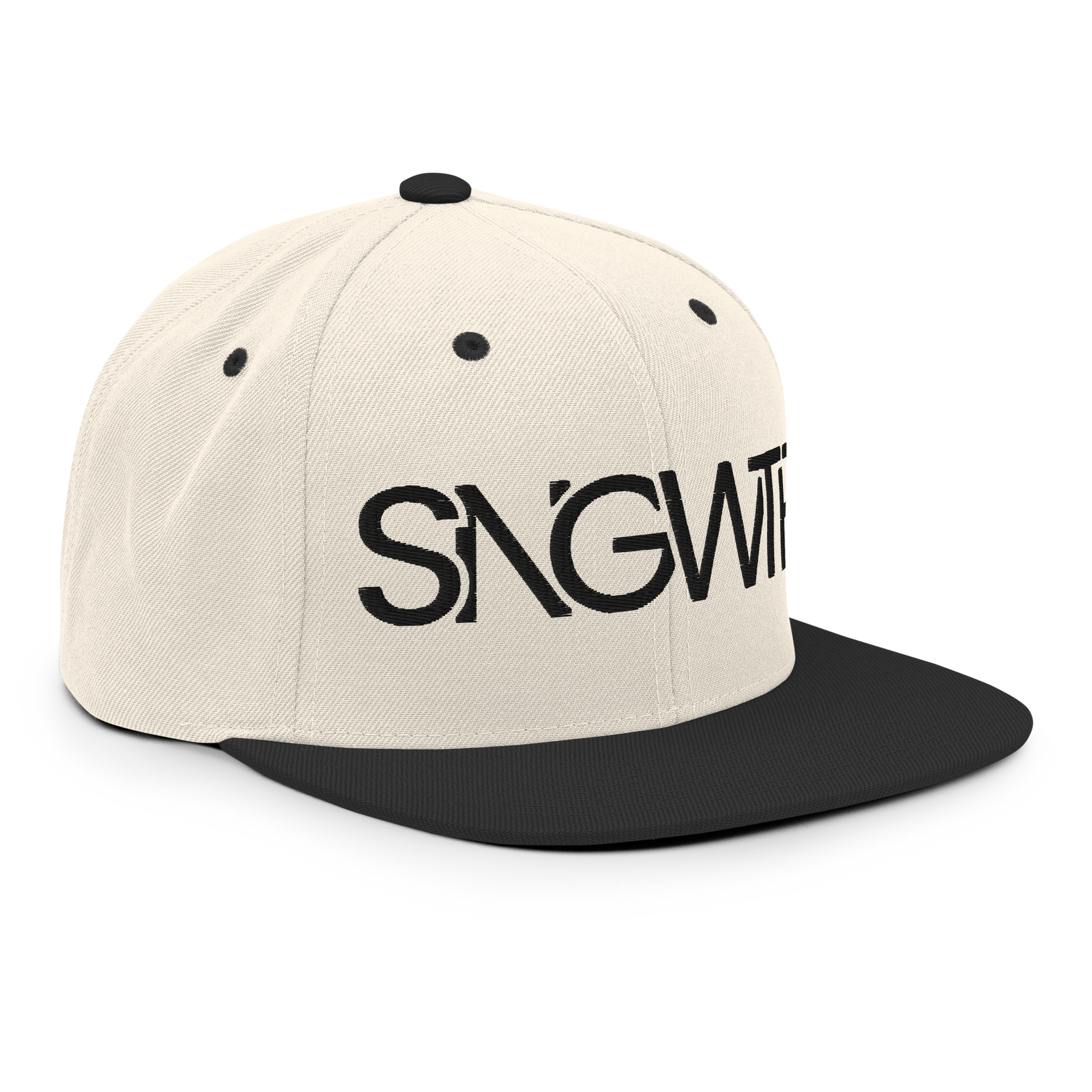 Blackstock | SNGWTR Black Color  Snapback Hat