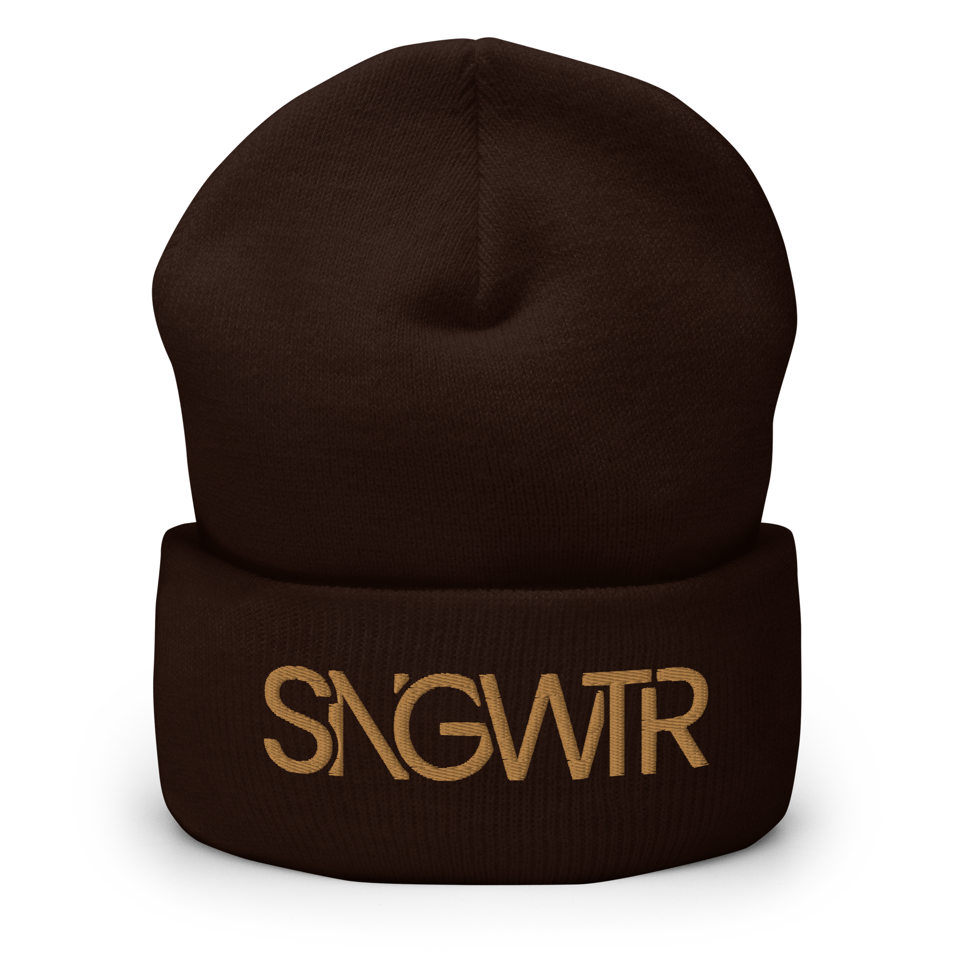 Blackstock | SNGWTR Gold Embroidered Cuffed Beanie