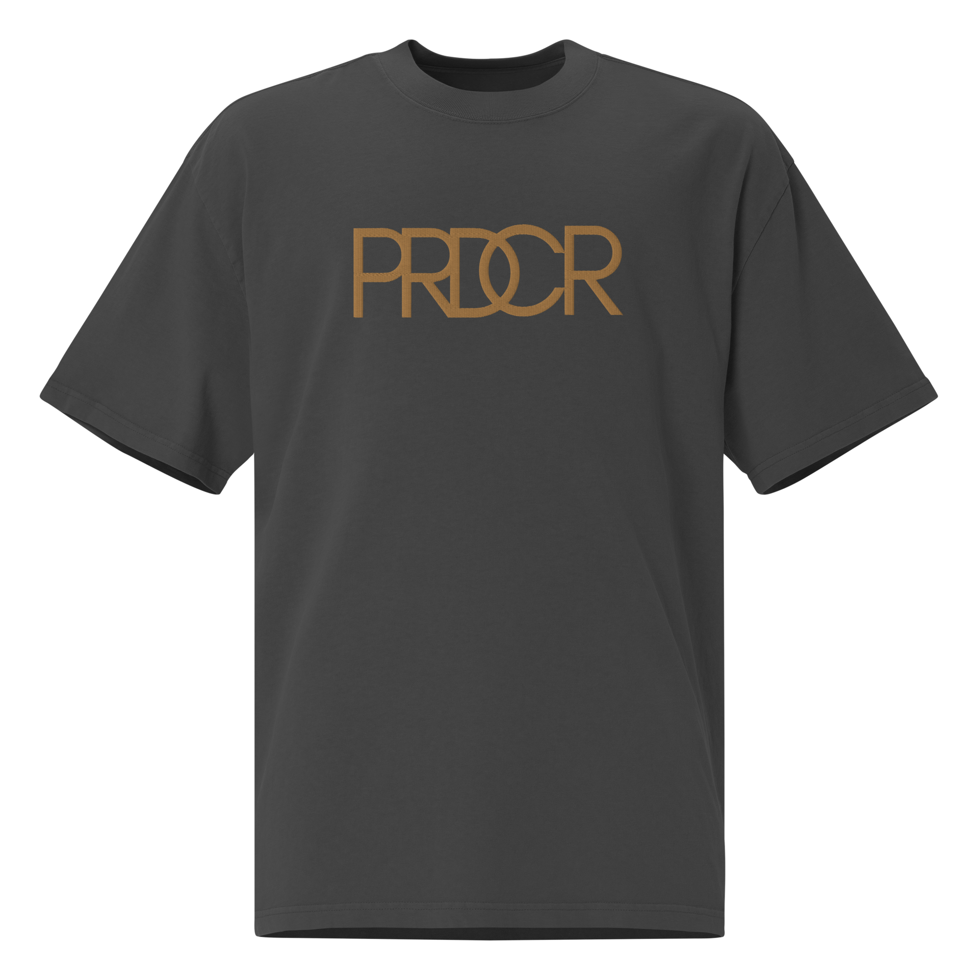Blackstock | PRDCR Embroidered - Be Creative Oversized faded t-shirt