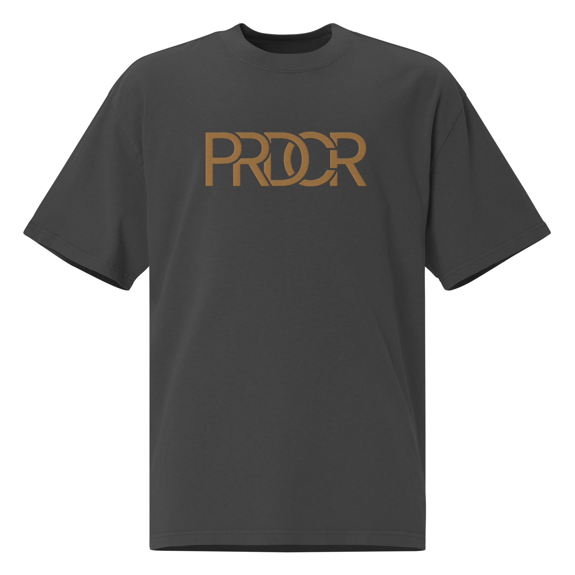 Blackstock | PRDCR Embroidered - Be Creative Oversized Faded T-Shirt